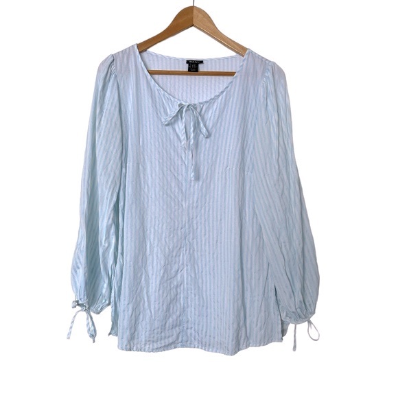 Gant Stripe L/S Tunic w Front And Sleeve Tie Detail. - Picture 2 of 9